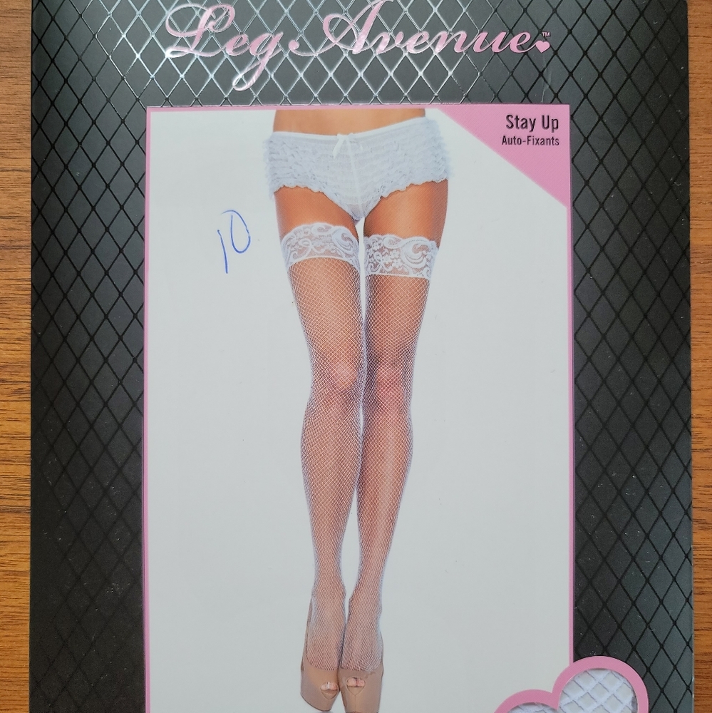 Micro net fishnet thigh highs